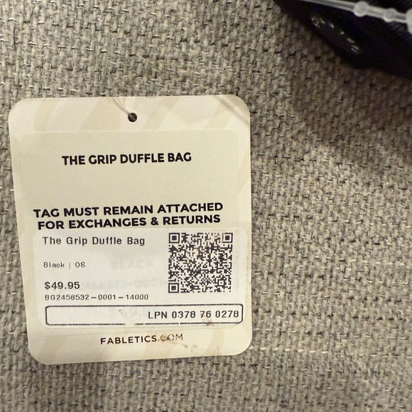 Fabletics Black Crossbody Bag Minimalist Design - Picture 4 of 5